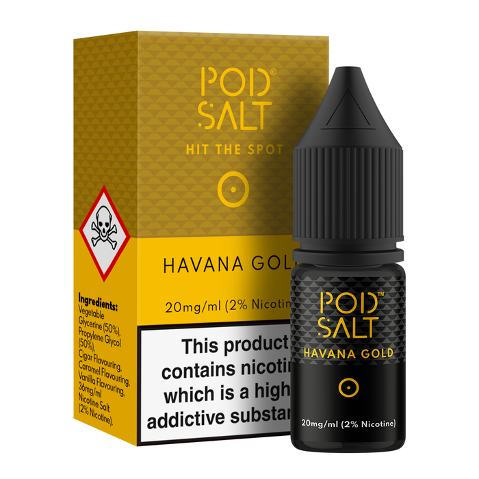 Havana Gold 10ml Nicotine Salt E-Liquid by Core Pod Salt