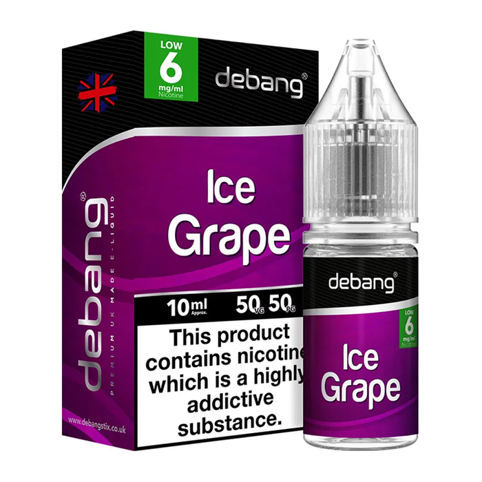 Ice Grape 10ml E-Liquid By Debang