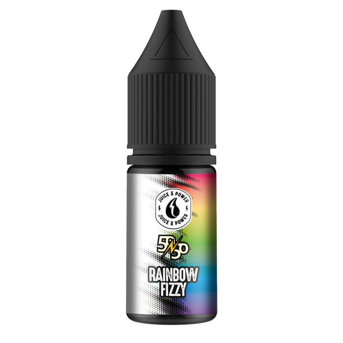 Rainbow Fizzy 10ml 50/50 E-Liquid By Juice & Power