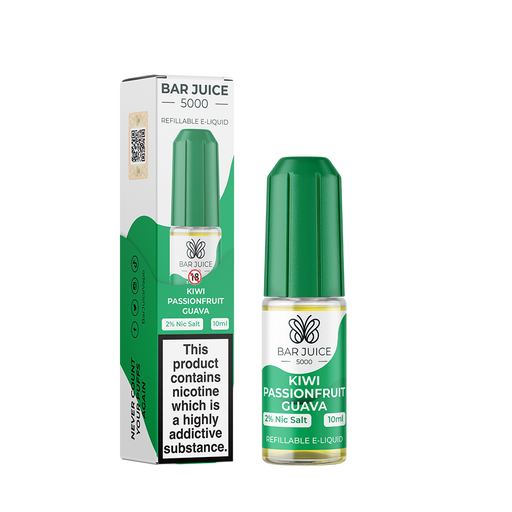 Kiwi Passionfruit Guava Nic Salt E-Liquid by Bar Juice 5000