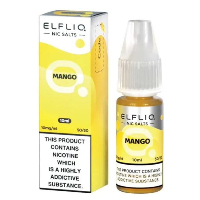 Mango 10ml Elfliq Nic Salt E-Liquid by Elf Bar