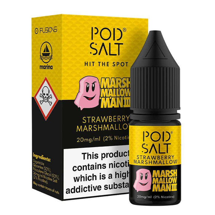 Marshmallow Man 3 10ml Nicotine Salt E-Liquid by Fusion Pod Salt