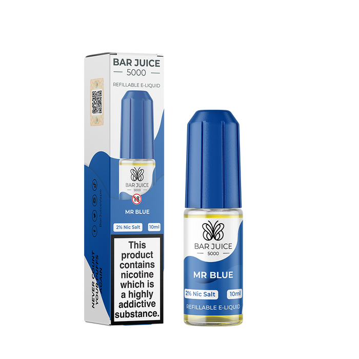 Mr Blue Nic Salt E-Liquid by Bar Juice 5000