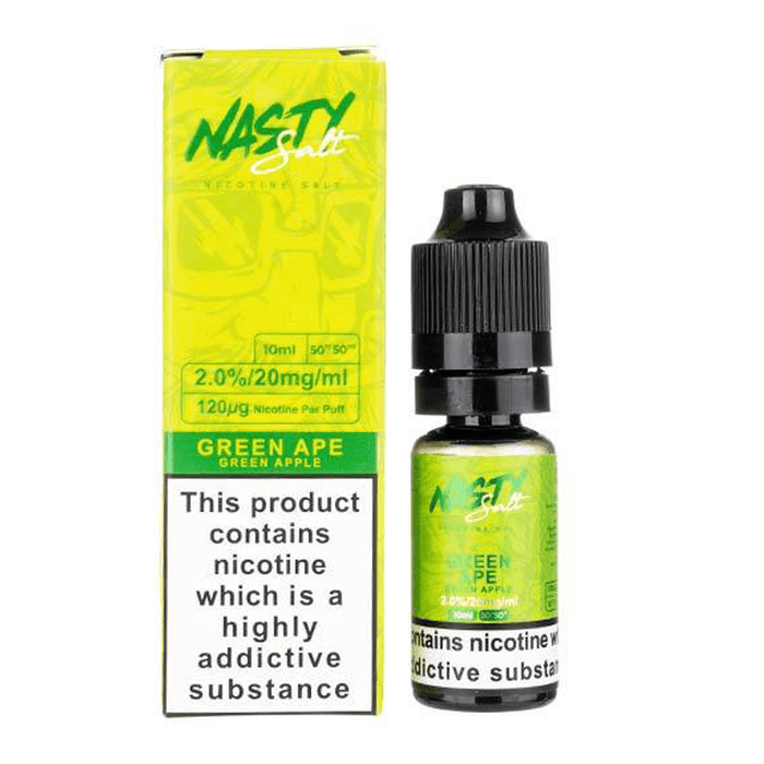 Green Ape E-Liquid 10ml Nic Salt By Nasty Juice