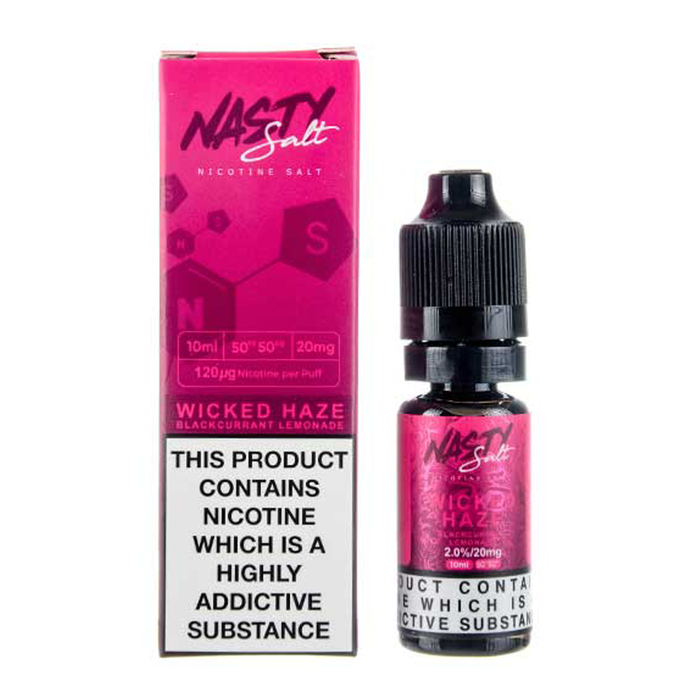 Wicked Haze E-Liquid 10ml Nic Salt By Nasty Juice