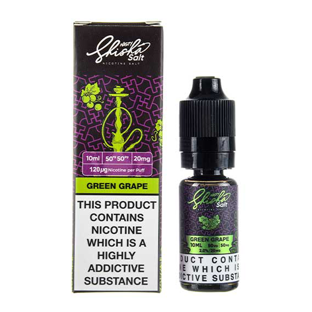 Green Grape E-Liquid 10ml Nic Salt By Nasty Juice - Golden Vape
