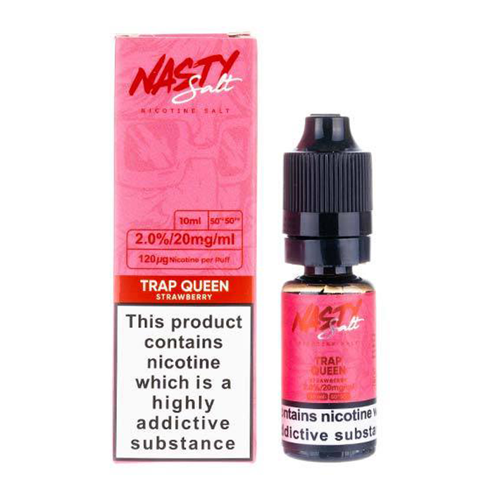 Trap Queen E-Liquid 10ml Nic Salt By Nasty Juice