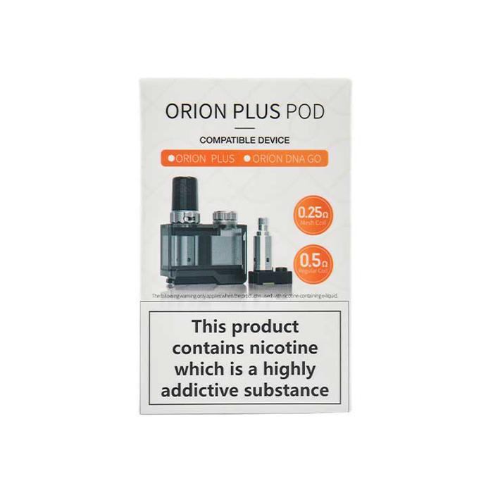 Lost Vape Orion Plus Replacement Pod - Golden Vape