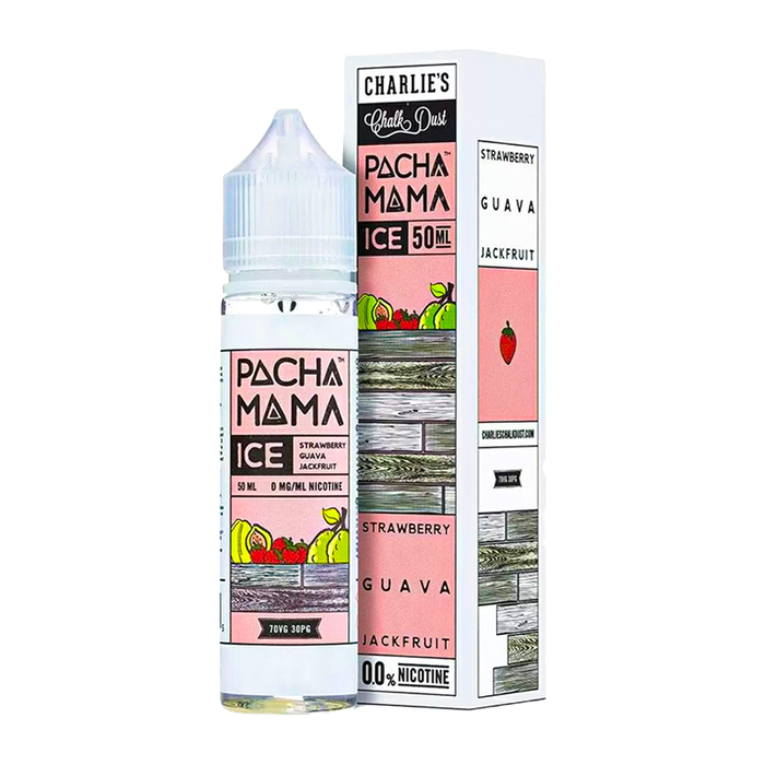 Strawberry Guava Jackfruit Ice 50ml Shortfill E-Liquid By Pacha Mama Ice
