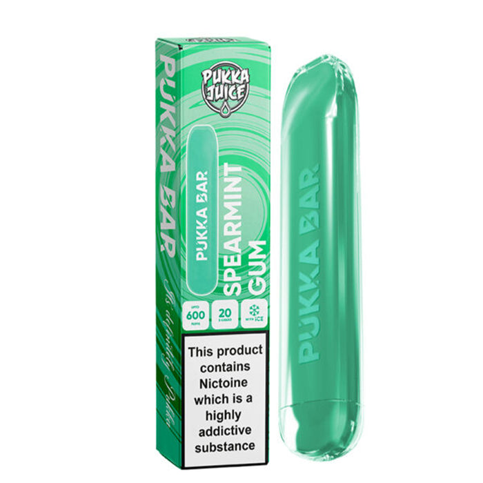 Pukka Bar 600 Puff Disposable Vape Nic Salt