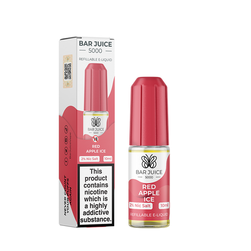 Red Apple Ice Nic Salt E-Liquid by Bar Juice 5000
