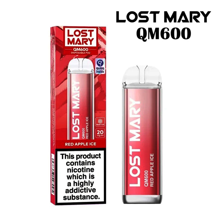 Lost Mary QM600 Disposable Bar 600 Puff Vape Nic Salt 20mg