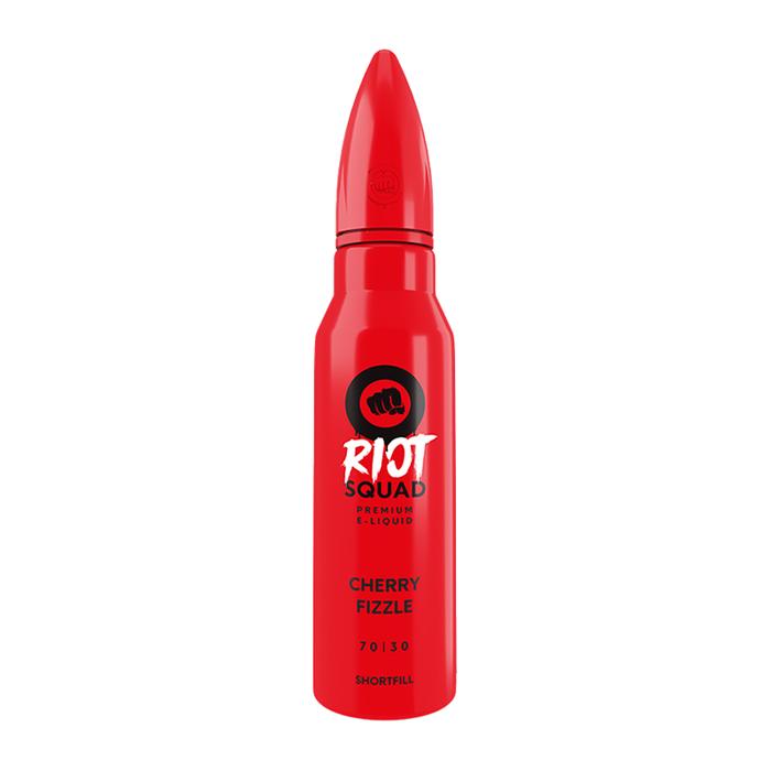 Cherry Fizzle 50ml Shortfill E-Liquid by Riot Squad