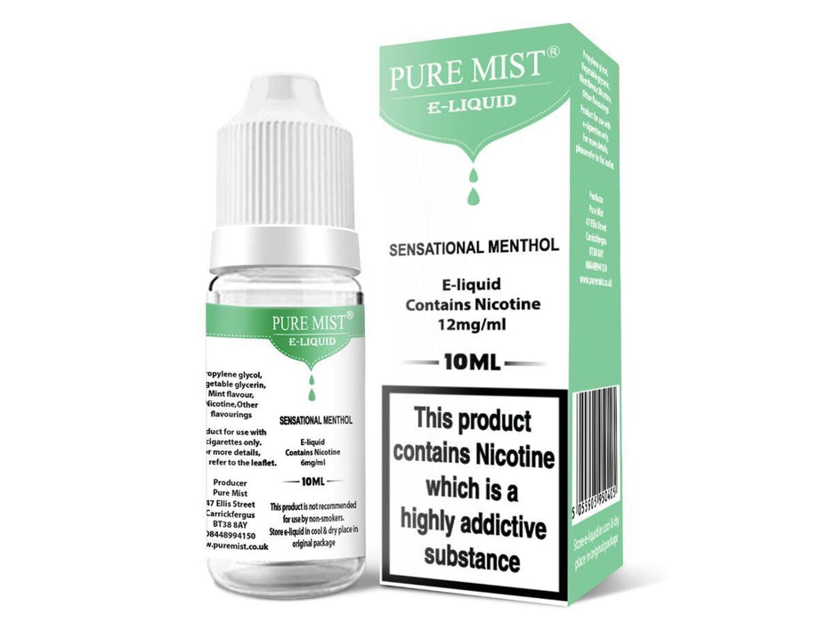 Pure Mist 10ML E Liquid - Pack Of 10 - Golden Vape Pure Mist 10ML E Liquid - Pack Of 10 - Golden Vape