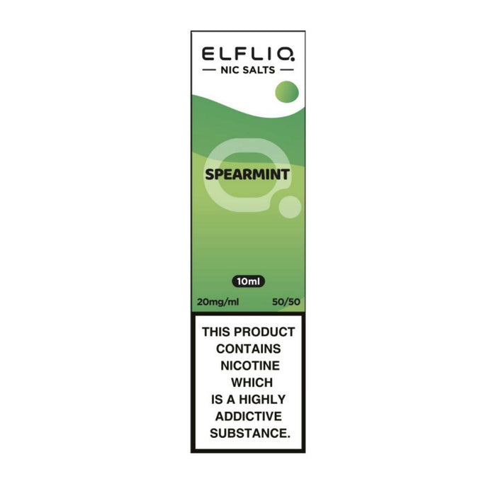 Spearmint 10ml Elfliq Nic Salt E-Liquid by Elf Bar