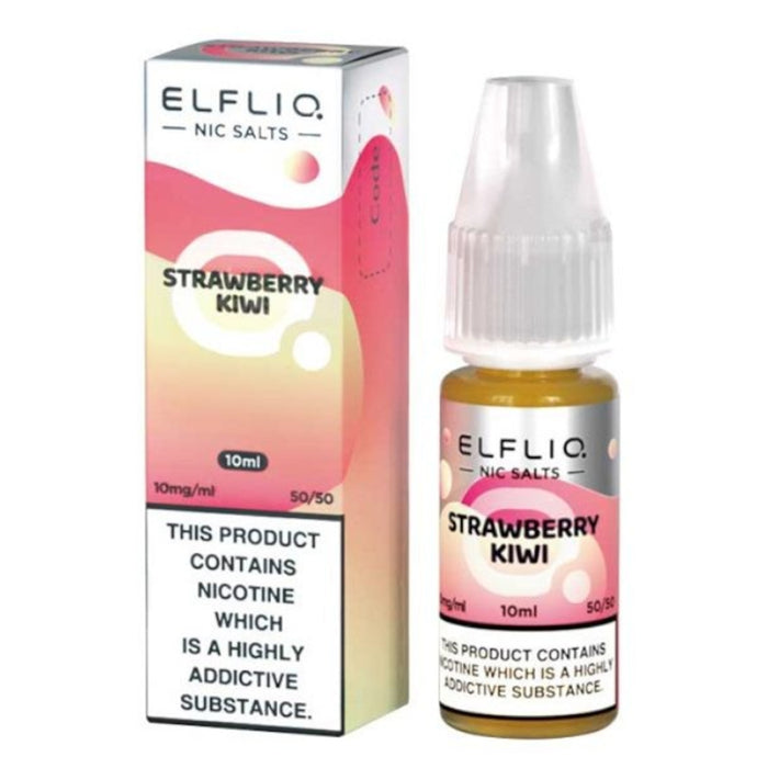 Strawberry Kiwi 10ml Elfliq Nic Salt E-Liquid by Elf Bar
