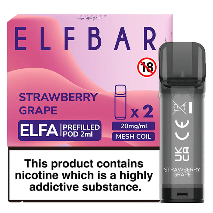 Elf Bar ELFA Pre-filled E Liquid Pods - Pack of 2 - Golden Vape Elf Bar ELFA Pre-filled E Liquid Pods - Pack of 2 - Golden Vape