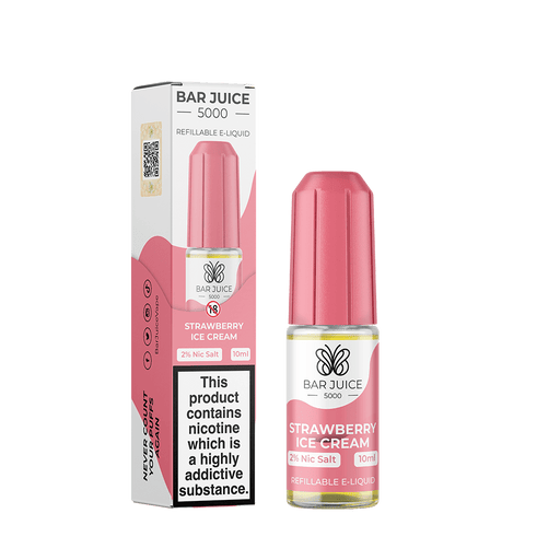 Strawberry Ice Cream Nic Salt E-Liquid by Bar Juice 5000