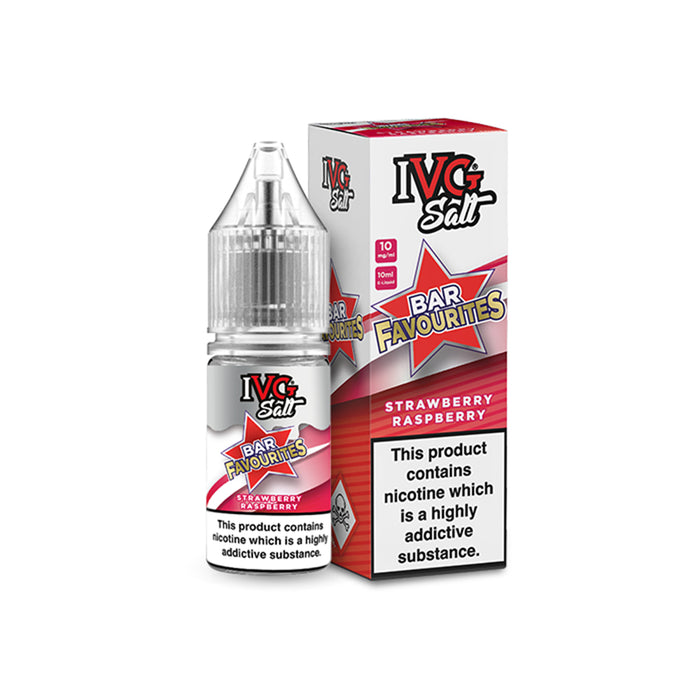 IVG Bar Favourites Strawberry Raspberry 10ml Nicotine E-Liquid by IVG