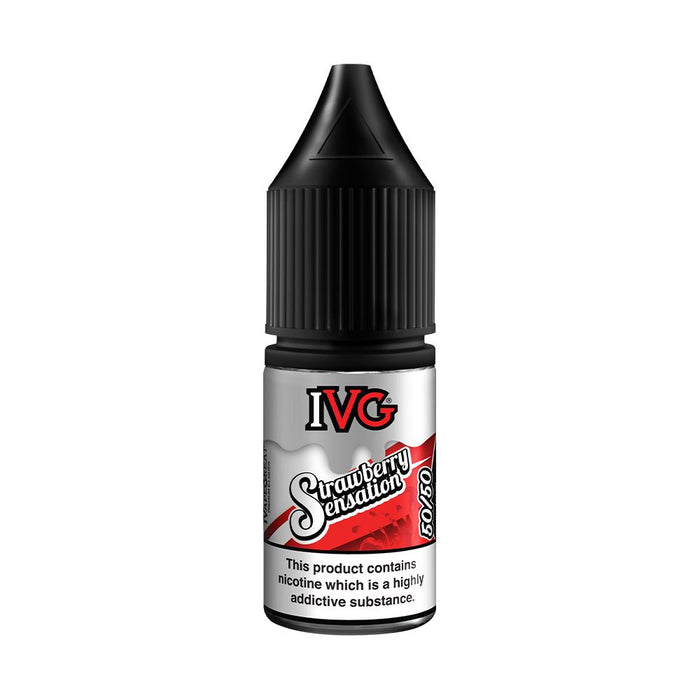 IVG 50/50 Series Strawberry Sensation 10ml E-Liquid