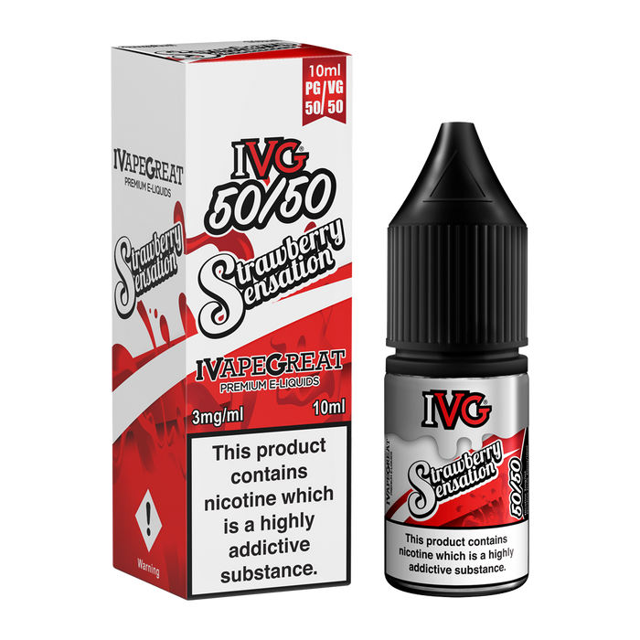 Strawberry Sensation 10ml E-Liquid by IVG