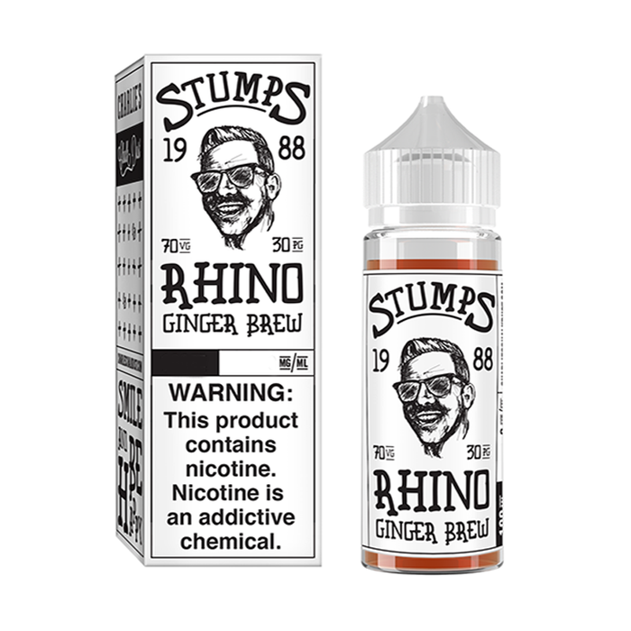 Rhino 50ml Shortfill E-Liquid By Stumps