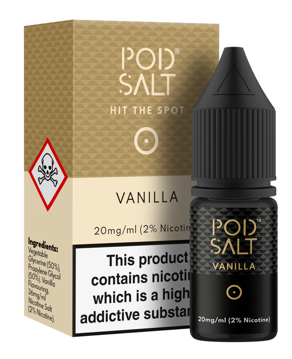 Vanilla 10ml Nicotine Salt E-Liquid by Core Pod Salt
