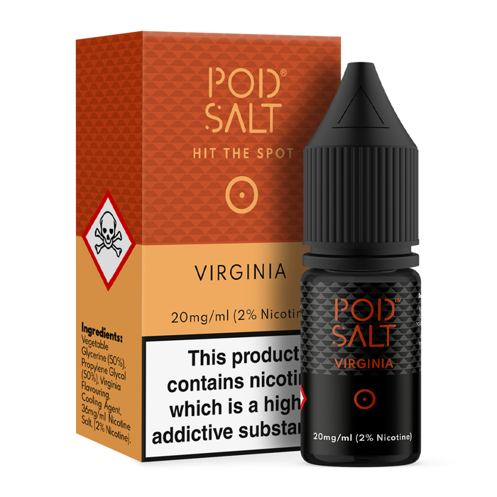 Virginia 10ml Nicotine Salt E-Liquid by Core Pod Salt