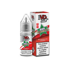 IVG Bar Favourites Watermelon Cherry 10ml Nicotine E-Liquid by IVG