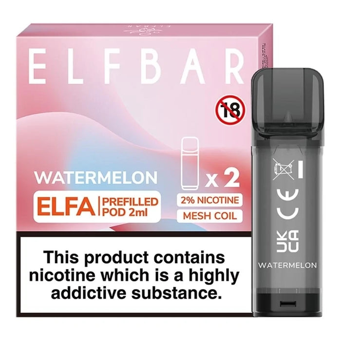 Elf Bar ELFA Pre-Filled E Liquid Pods - Nic Salt 2ml 20mg
