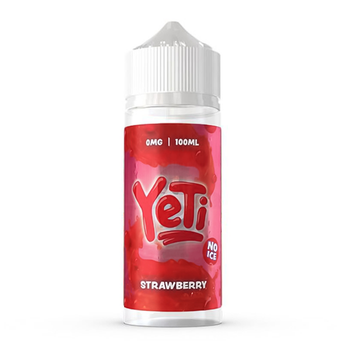 Strawberry 100ml Shortfill E-Liquid By YeTi Defrosted