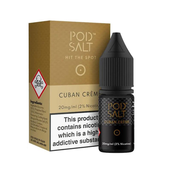 Cuban Creme 10ml Nicotine Salt E-Liquid by Core Pod Salt
