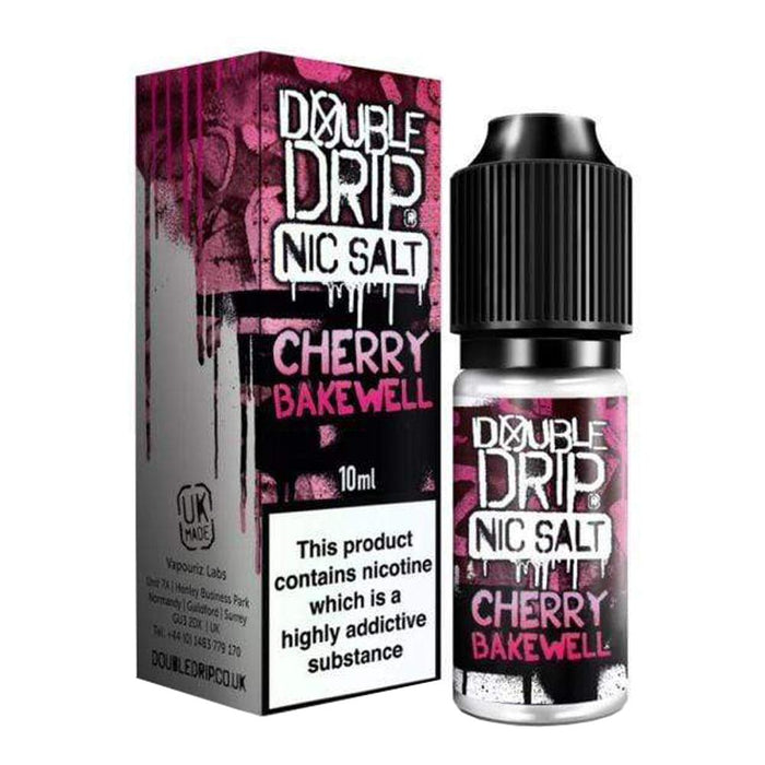 Cherry Bakewell 10ml Nic Salt E Liquid Double Drip