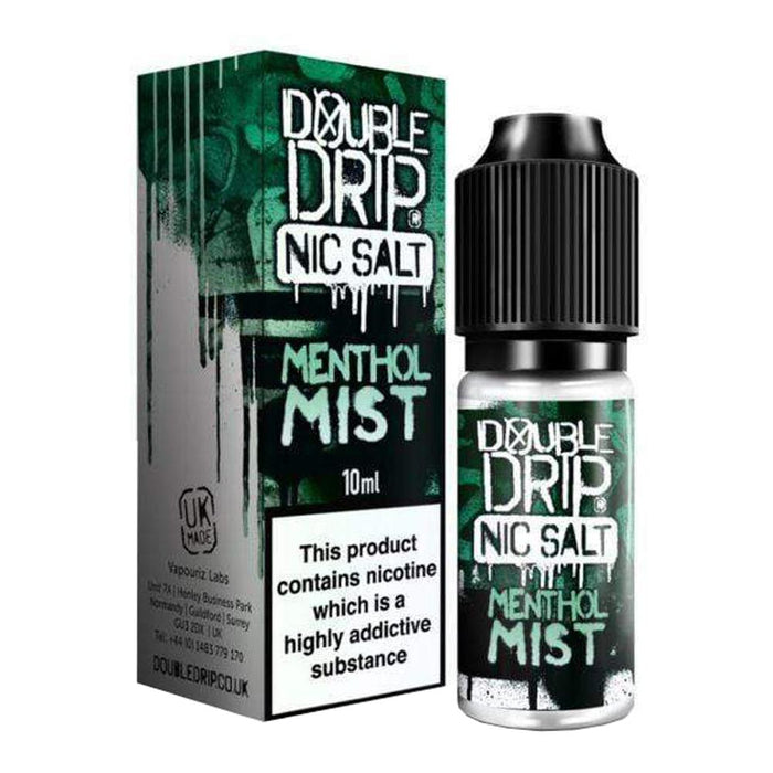 Menthol Mist 10ml Nic Salt E Liquid Double Drip