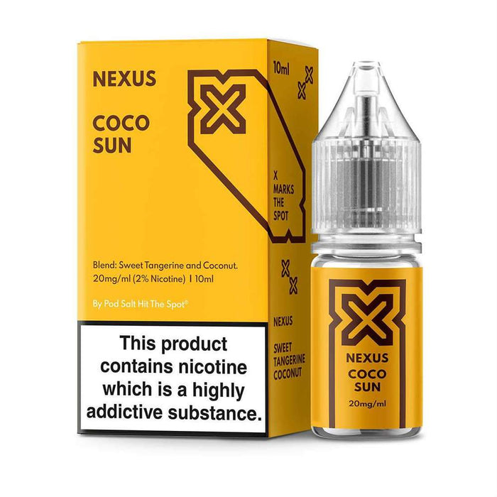 Coco Sun 10ml Nic Salt E-liquid by Pod Salt Nexus