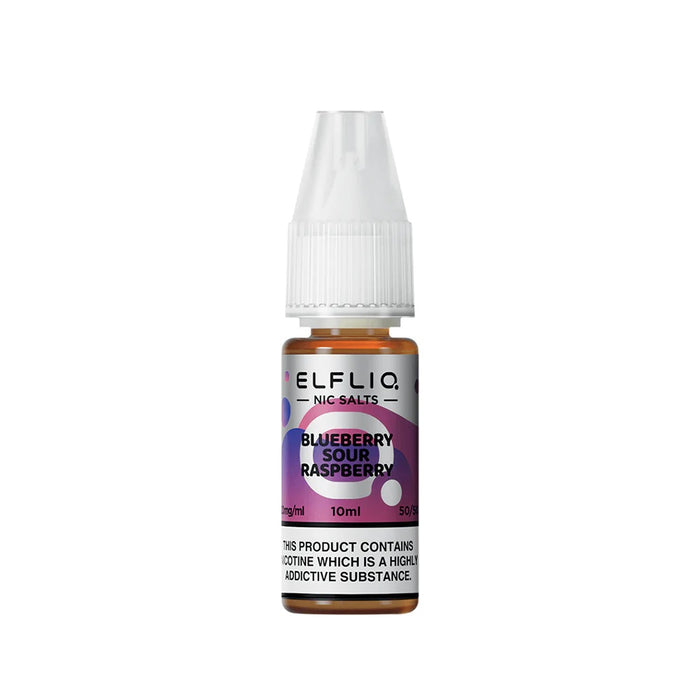 Blueberry Sour Raspberry 10ml Elfliq Nic Salt E-Liquid by Elf Bar