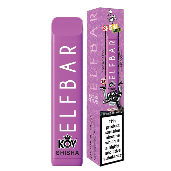 Elf Bar NC600 Shisha Range Disposable Vape Bar | 4.75 Elf Bar NC600 Shisha Range Disposable Vape Bar | 4.75