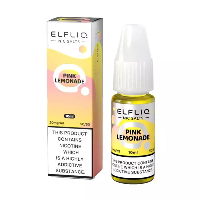 Pink Lemonade 10ml Elfliq Nic Salt E-Liquid by Elf Bar