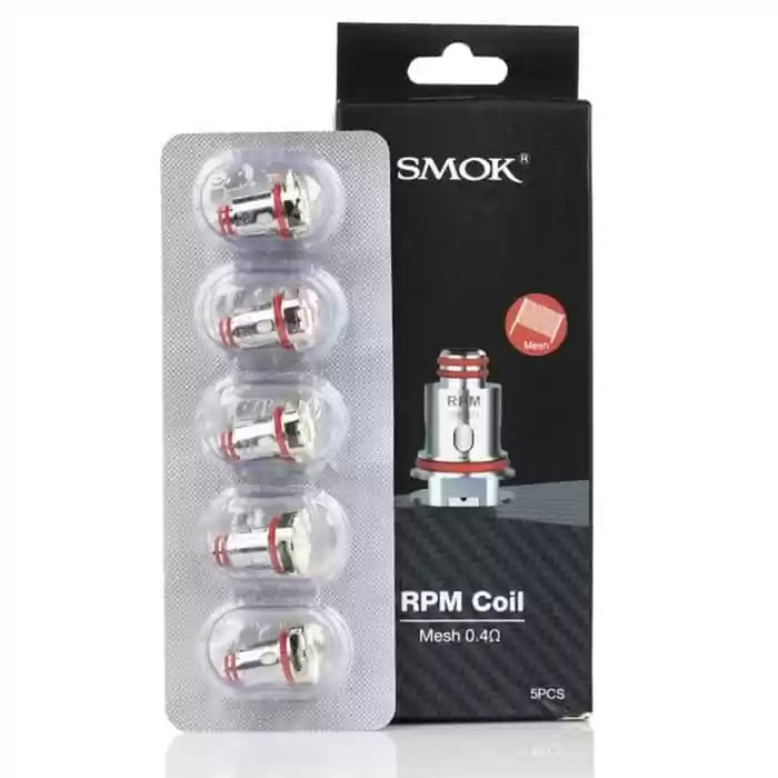 Smok RPM Mesh Coil 0.4 Ohm Mesh Replacement Coil - Pack Of 5