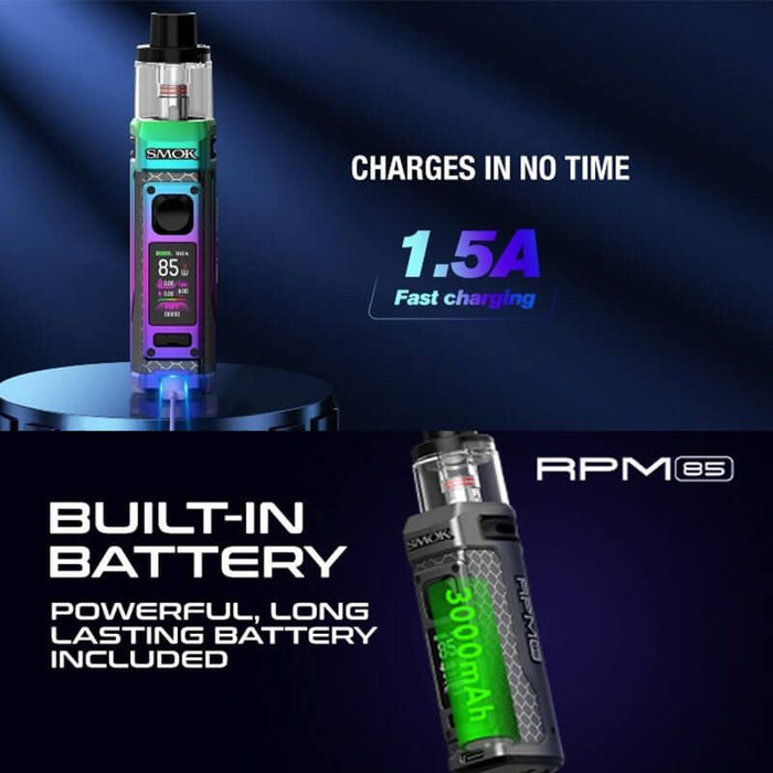 SMOK | RPM 85 Pod Mod Kit | 3000mAh | 2ml SMOK | RPM 85 Pod Mod Kit | 3000mAh | 2ml