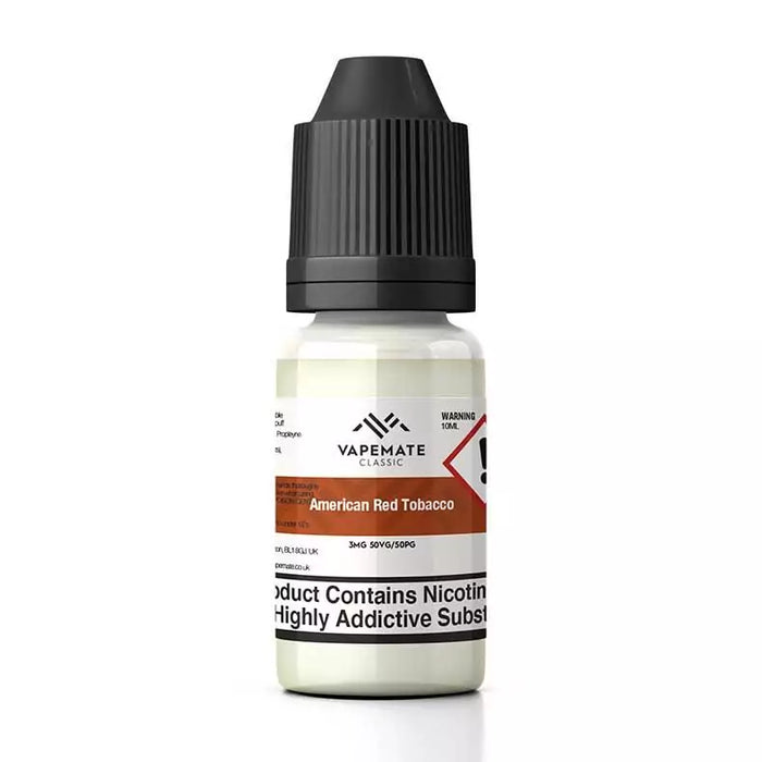 American Red Tobacco 10ml E-Liquid By Vapemate