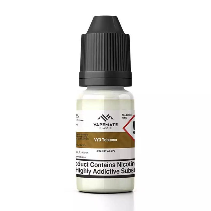 VY3 Tobacco 10ml E-Liquid By Vapemate
