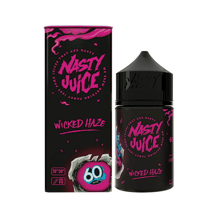 Wicked Haze 50ml Shortfill E-Liquid By Nasty Juice